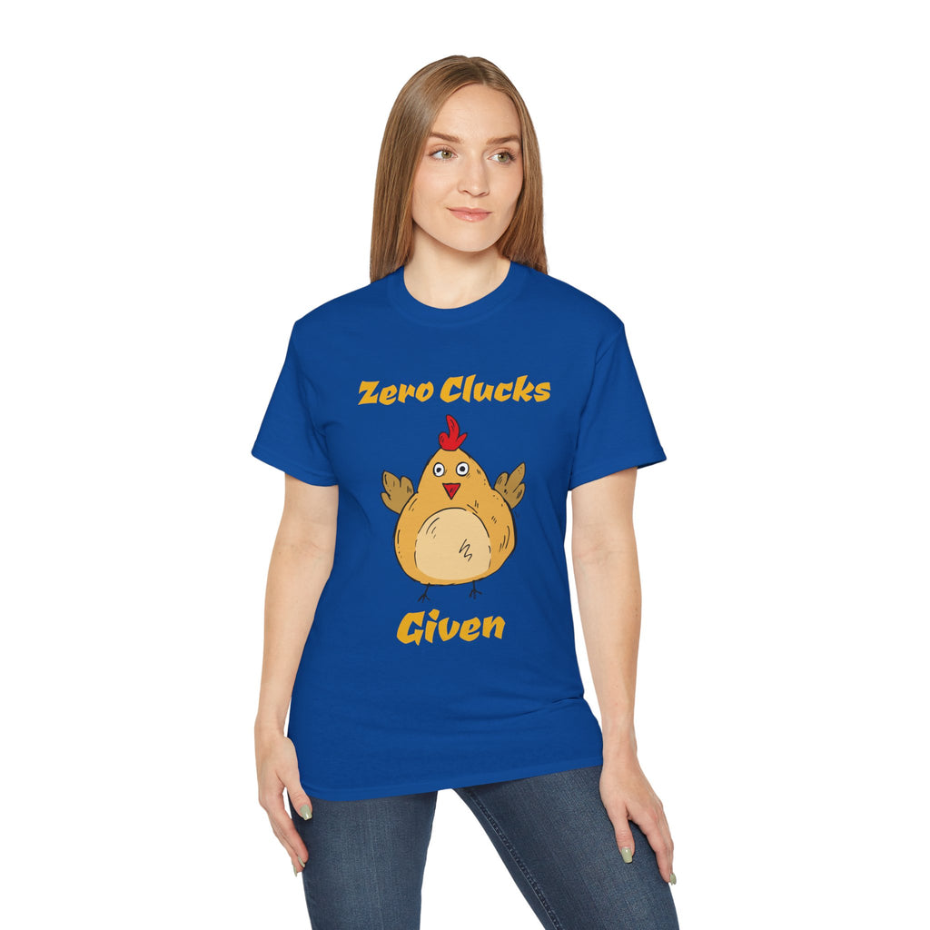 Zero Clucks Given Tee