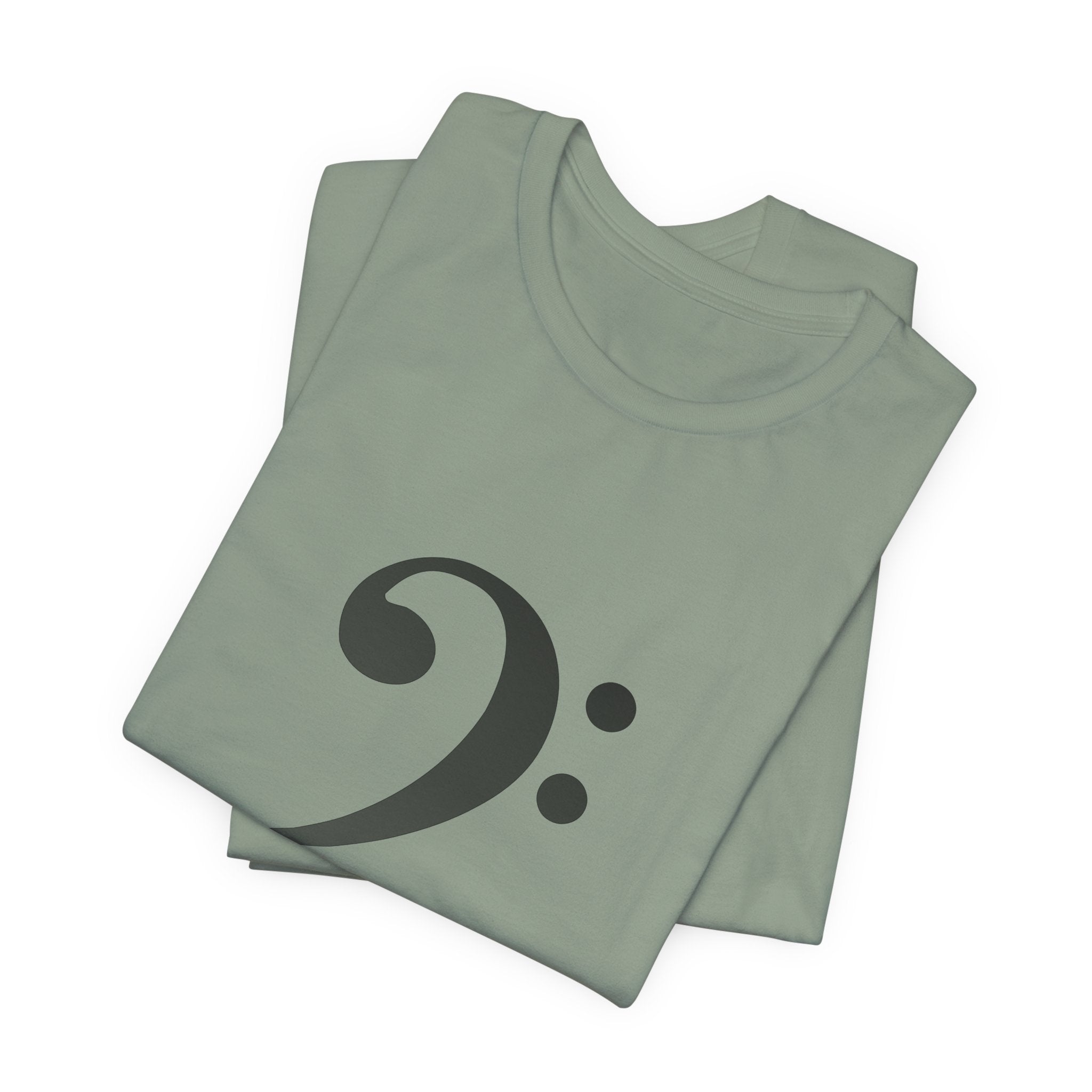 Bass Clef T‑Shirt — Minimal Music Symbol Tee for Musicians & Bassists