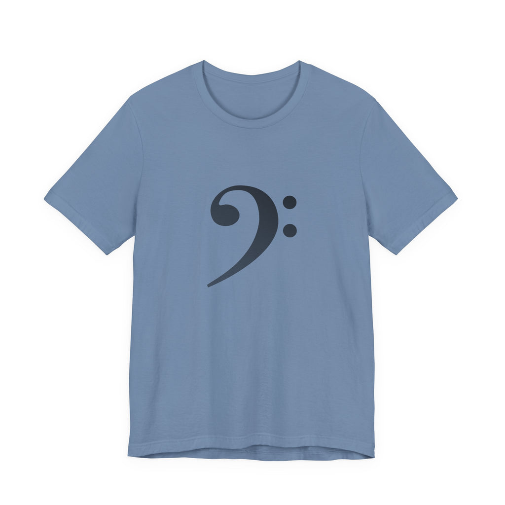 Bass Clef T‑Shirt — Minimal Music Symbol Tee for Musicians & Bassists