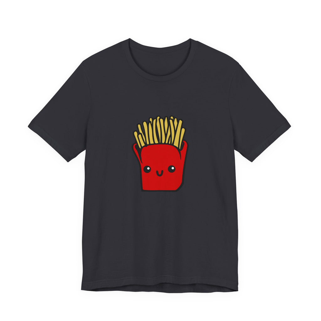 Kawaii Fries Tee — Cute Cartoon French Fry Graphic T-Shirt