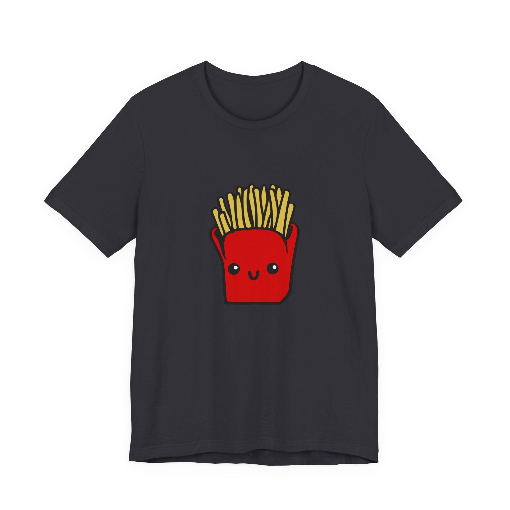 Kawaii Fries Tee — Cute Cartoon French Fry Graphic T-Shirt