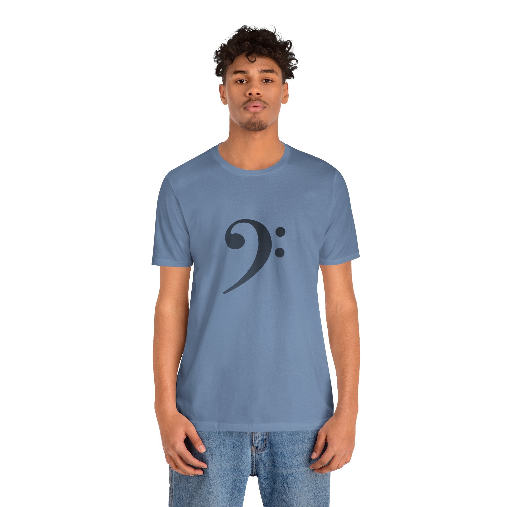 Bass Clef T‑Shirt — Minimal Music Symbol Tee for Musicians & Bassists