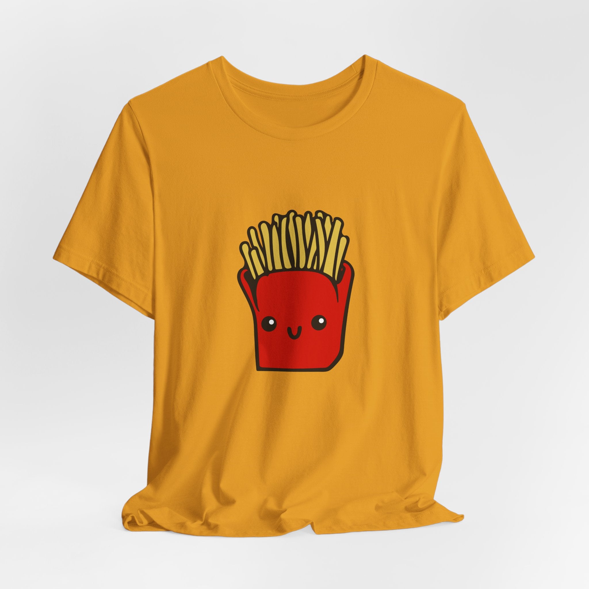 Kawaii Fries Tee — Cute Cartoon French Fry Graphic T-Shirt