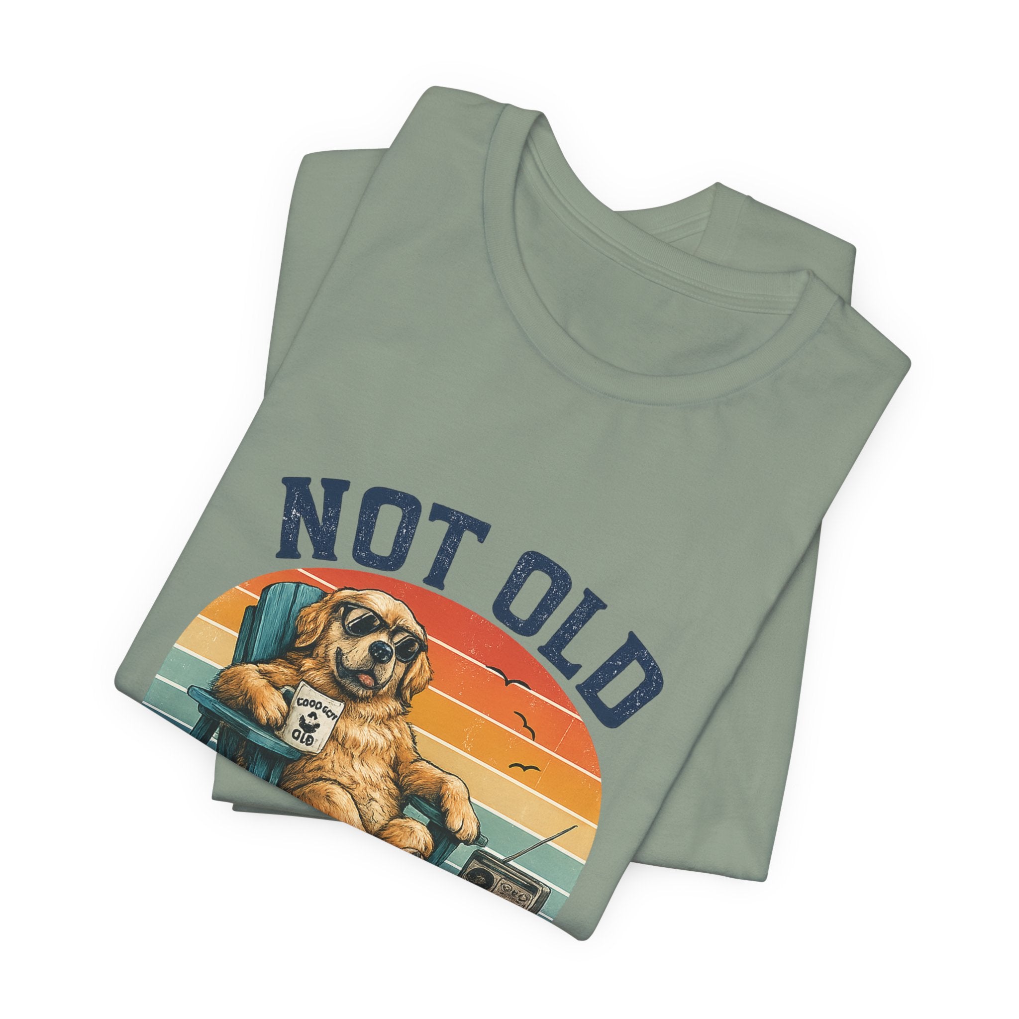 Classic Vintage Dog Tee - "Not Old Just a Classic"