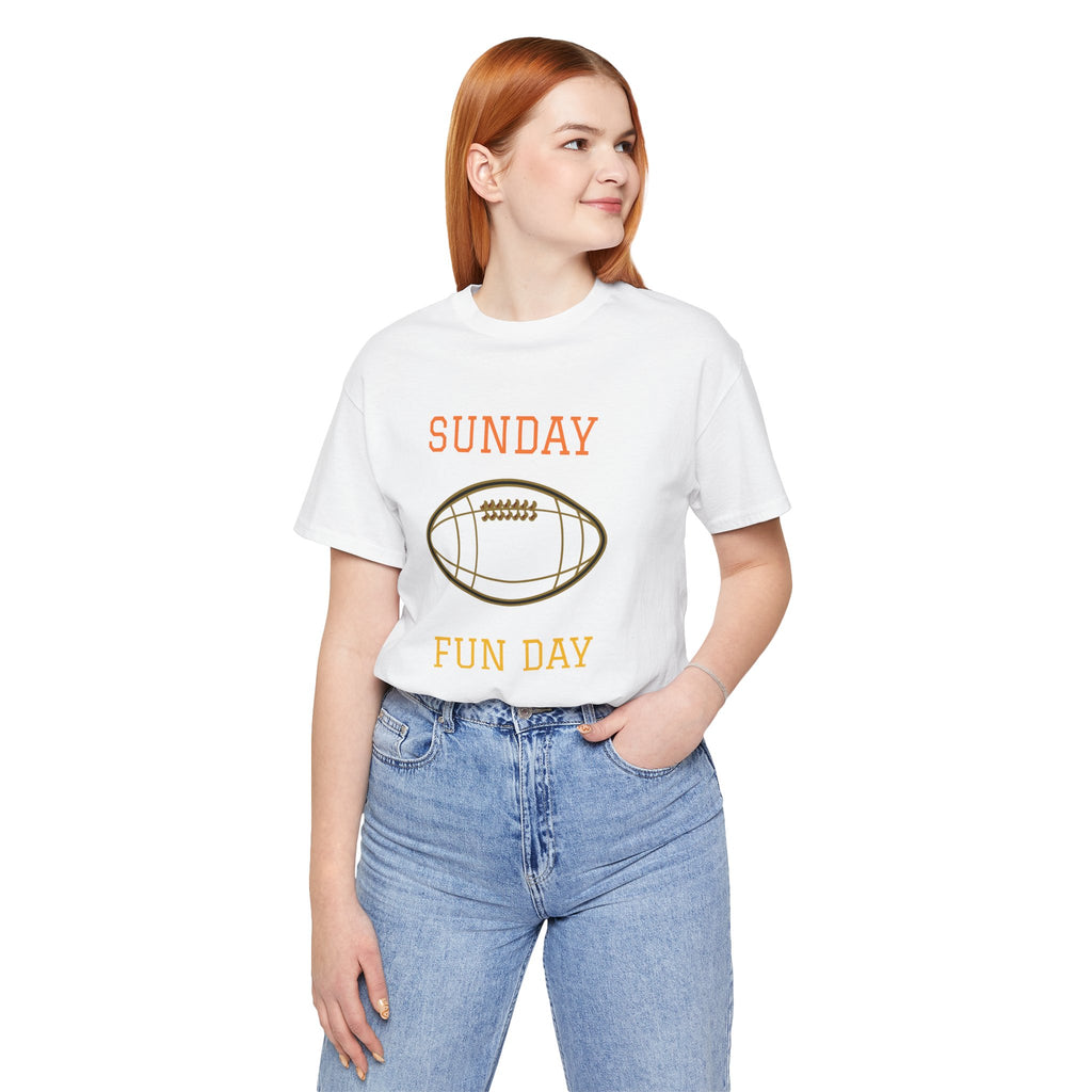 Sunday Fun Day Football T-Shirt — Casual Game Day Tee