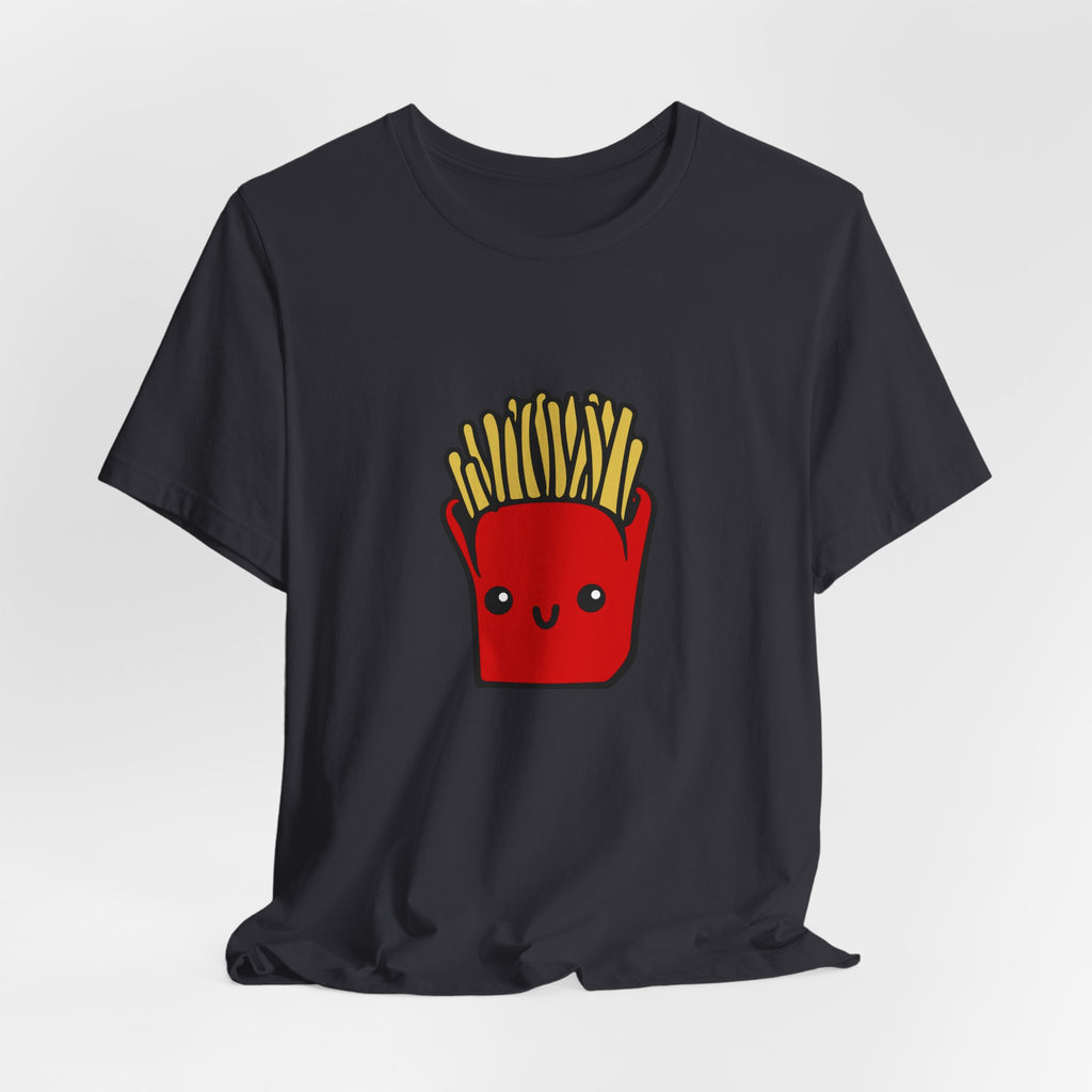 Kawaii Fries Tee — Cute Cartoon French Fry Graphic T-Shirt