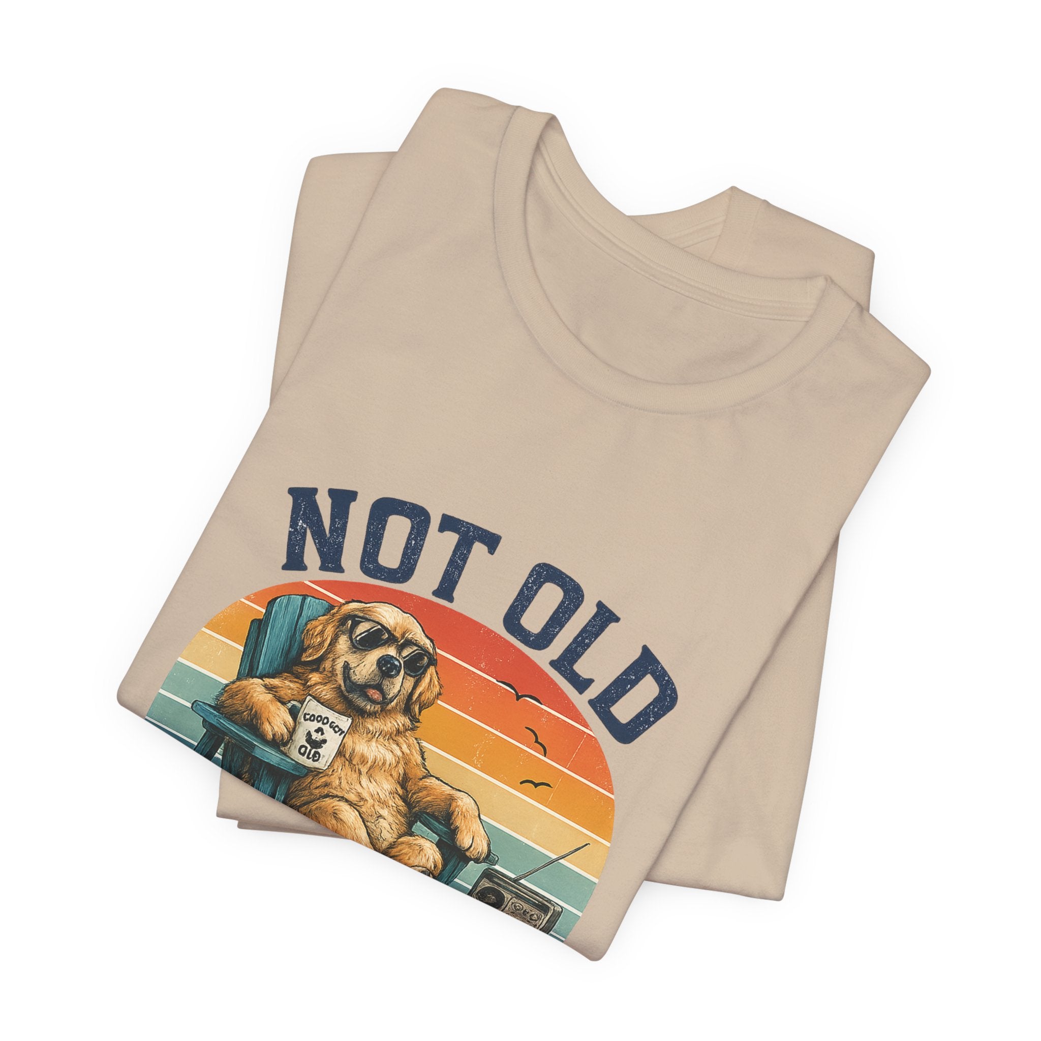 Classic Vintage Dog Tee - "Not Old Just a Classic"