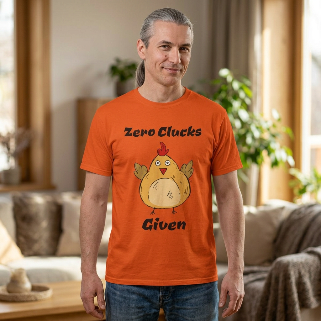 Zero Clucks Given Tee