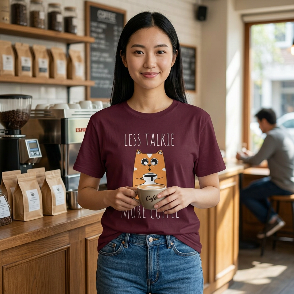 Coffee Cat Tee