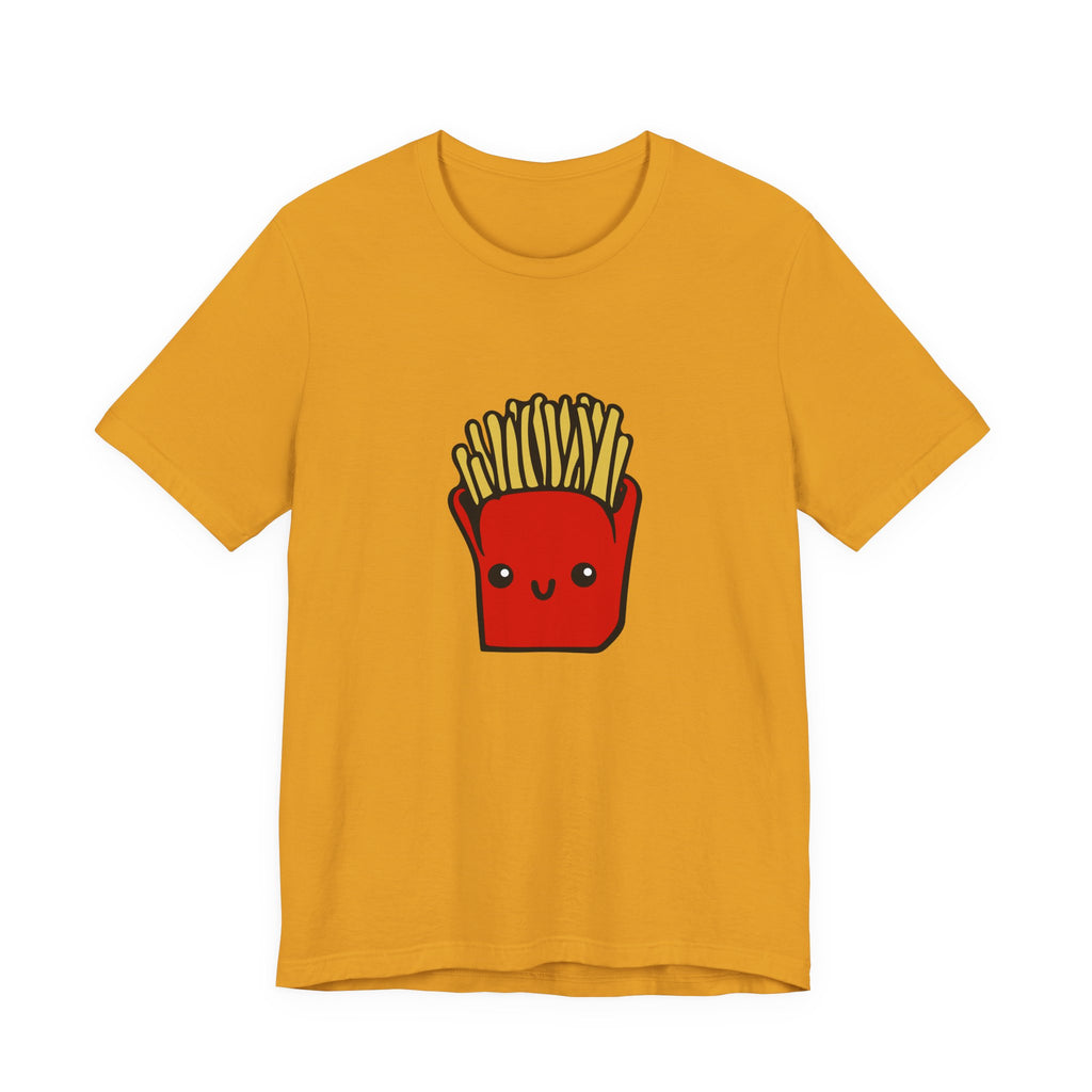 Kawaii Fries Tee — Cute Cartoon French Fry Graphic T-Shirt