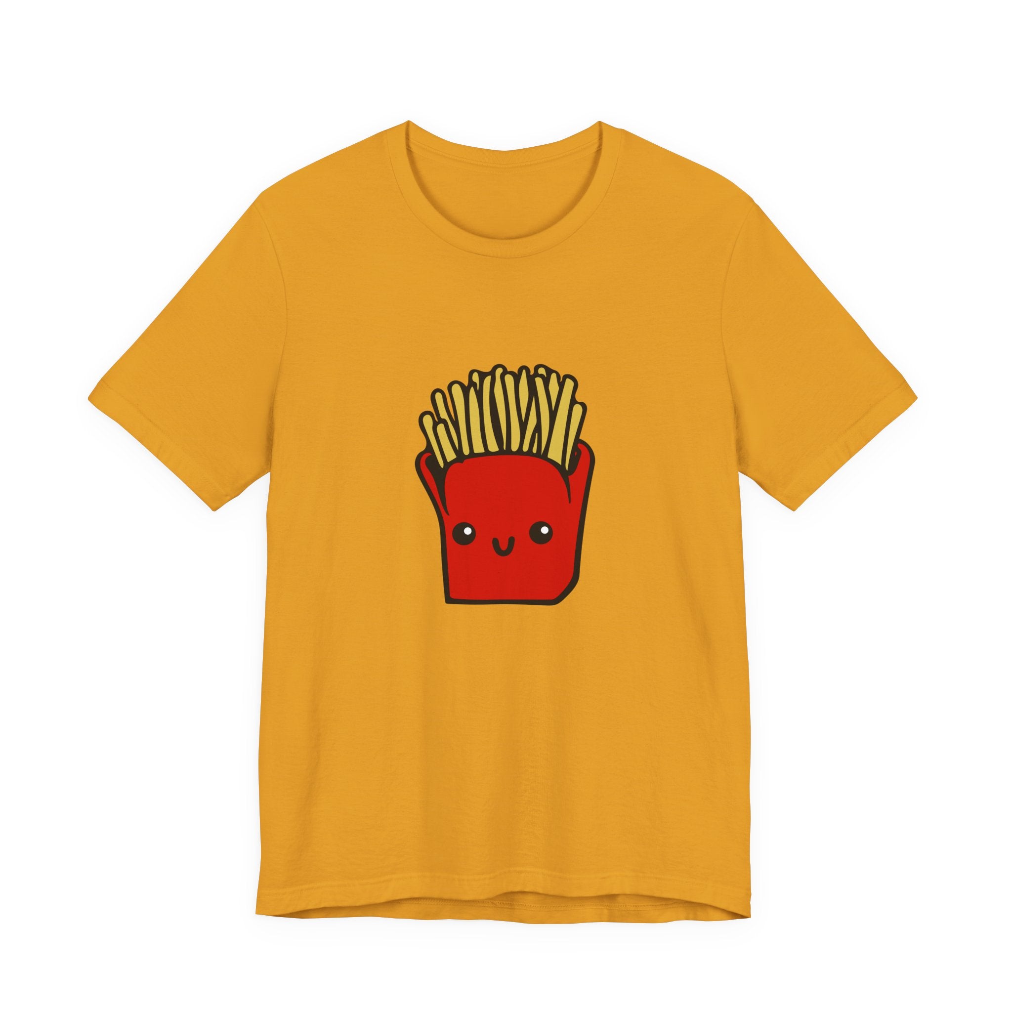 Kawaii Fries Tee — Cute Cartoon French Fry Graphic T-Shirt