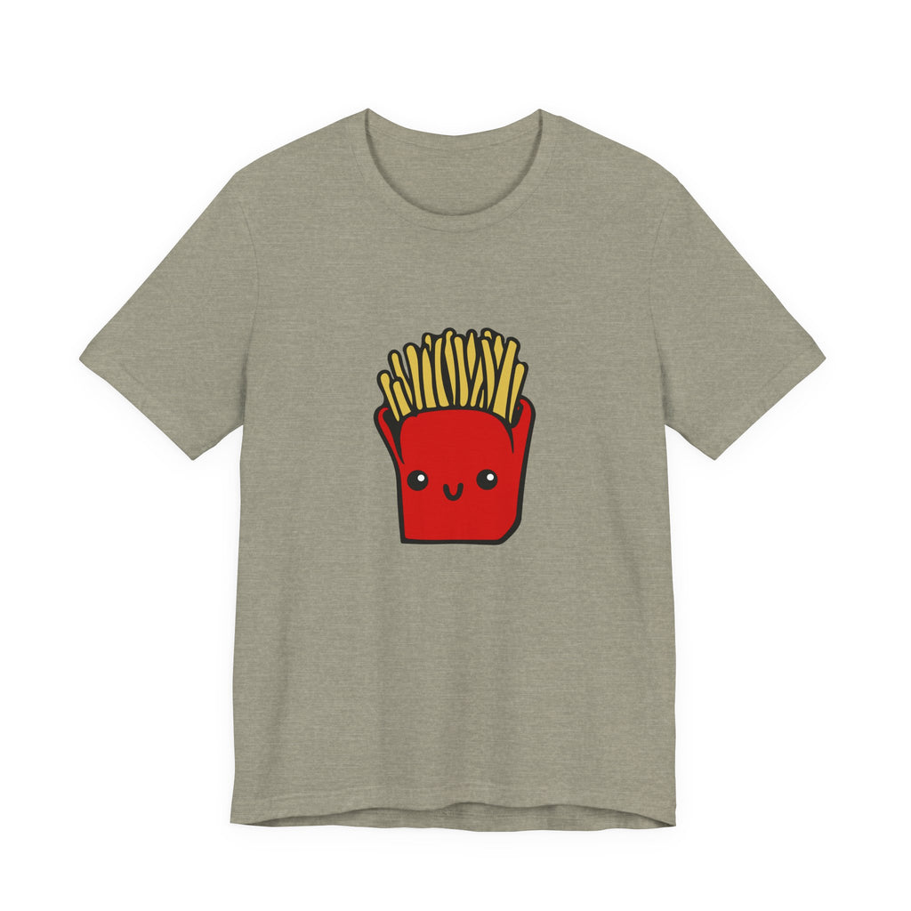Kawaii Fries Tee — Cute Cartoon French Fry Graphic T-Shirt