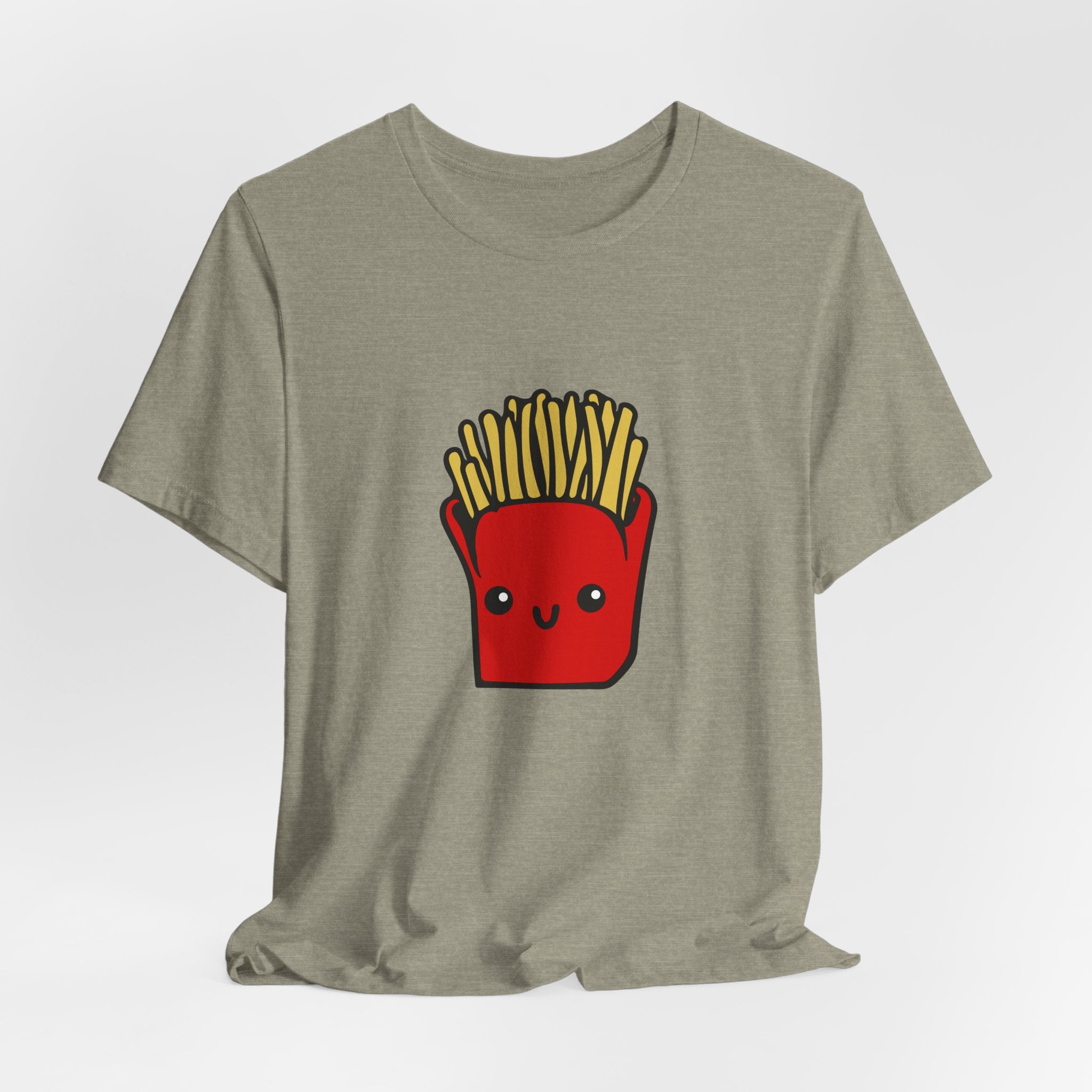 Kawaii Fries Tee — Cute Cartoon French Fry Graphic T-Shirt