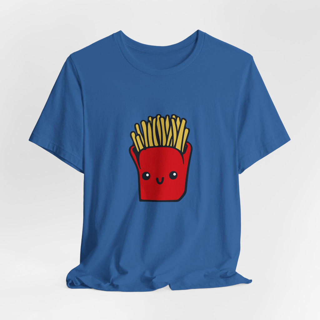 Kawaii Fries Tee — Cute Cartoon French Fry Graphic T-Shirt