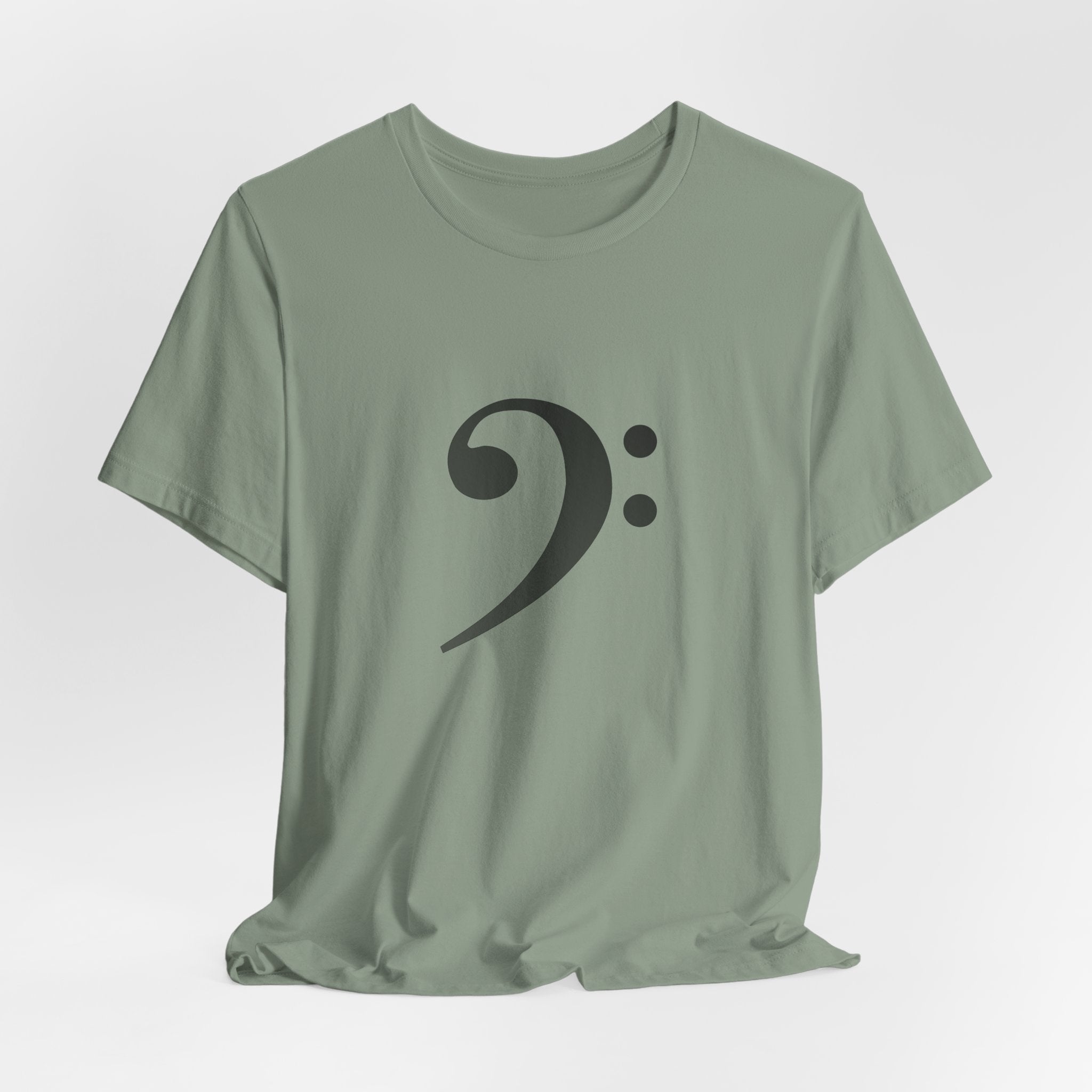 Bass Clef T‑Shirt — Minimal Music Symbol Tee for Musicians & Bassists