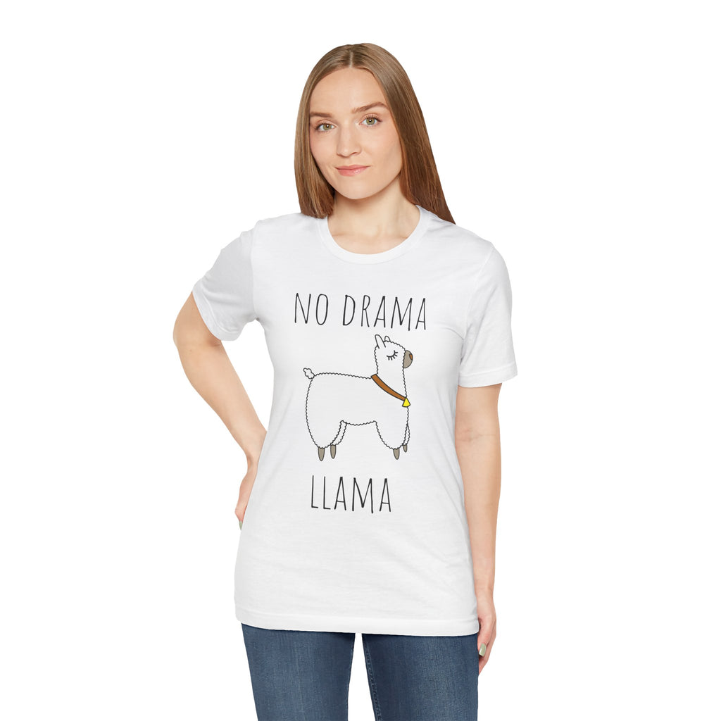 No Drama Llama T-Shirt — Funny Llama Graphic Tee