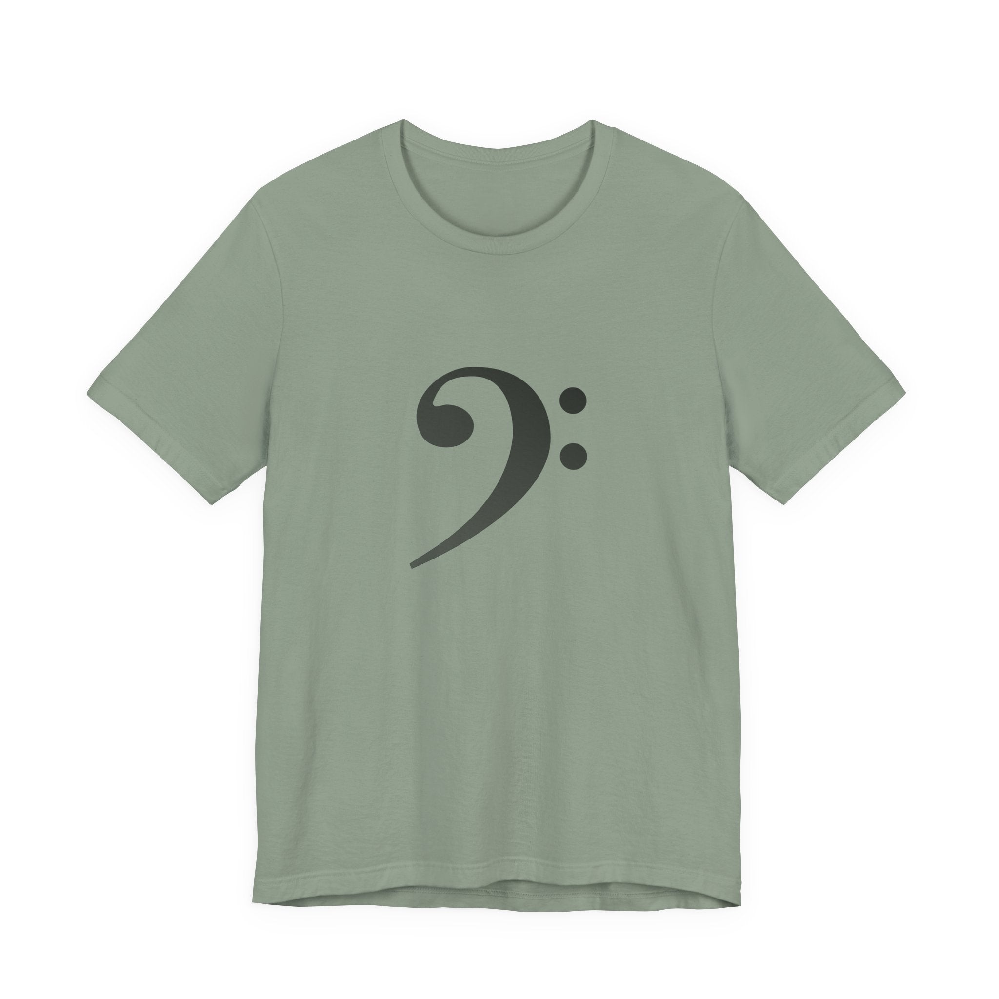 Bass Clef T‑Shirt — Minimal Music Symbol Tee for Musicians & Bassists
