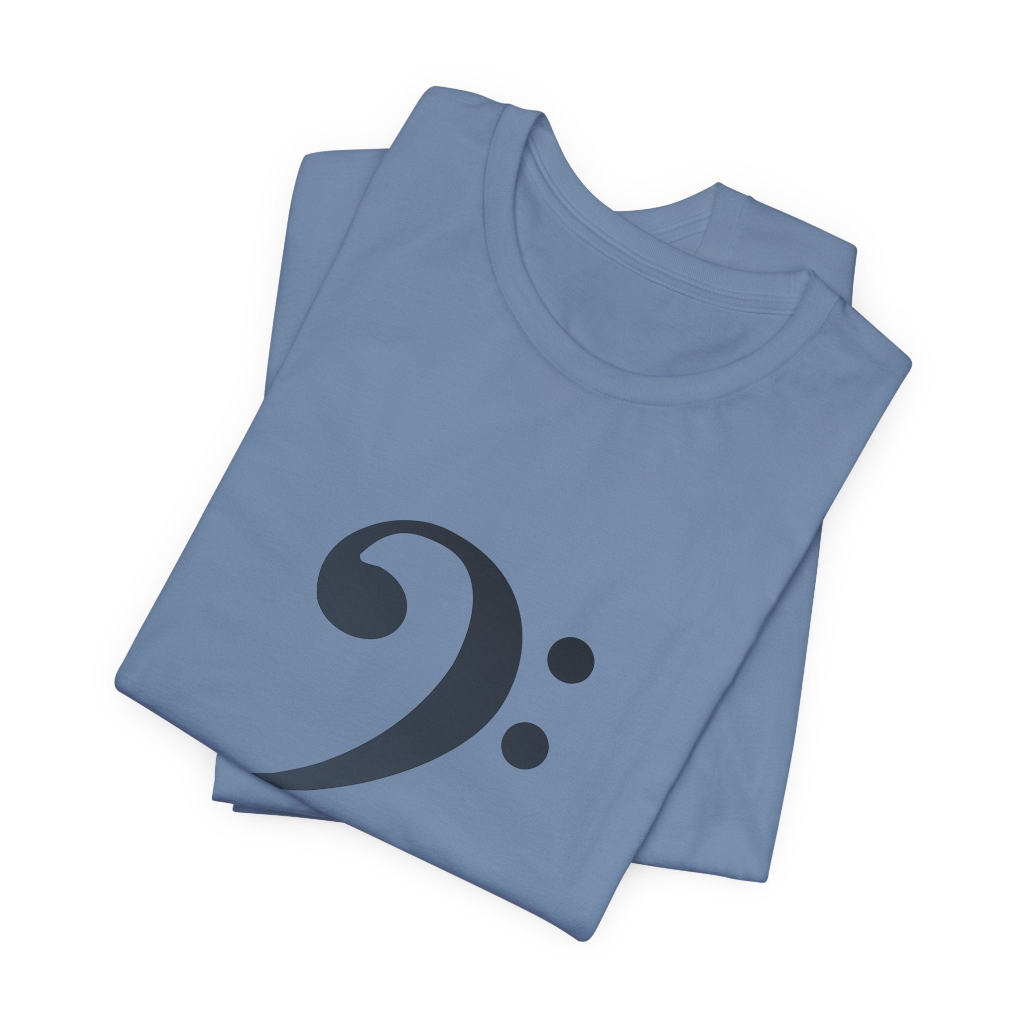 Bass Clef T‑Shirt — Minimal Music Symbol Tee for Musicians & Bassists