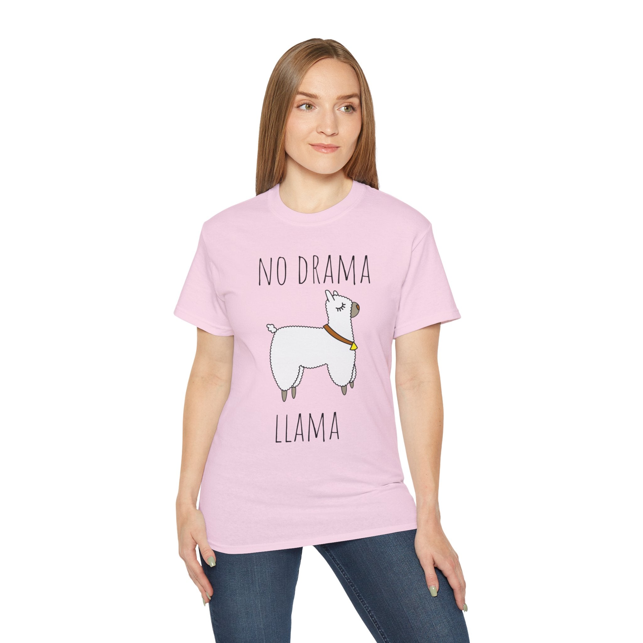 No Drama Llama T-Shirt — Funny Llama Graphic Tee