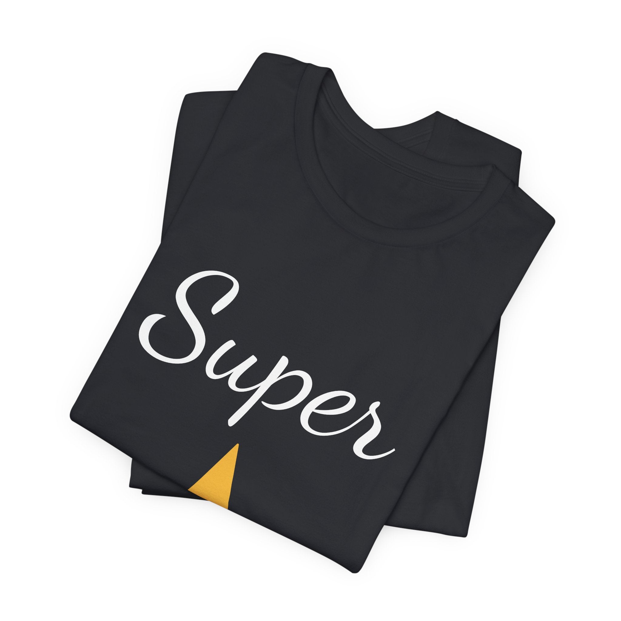Super Star T-Shirt — Casual Graphic Tee with Yellow Star