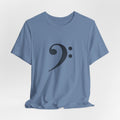Bass Clef T‑Shirt — Minimal Music Symbol Tee for Musicians & Bassists