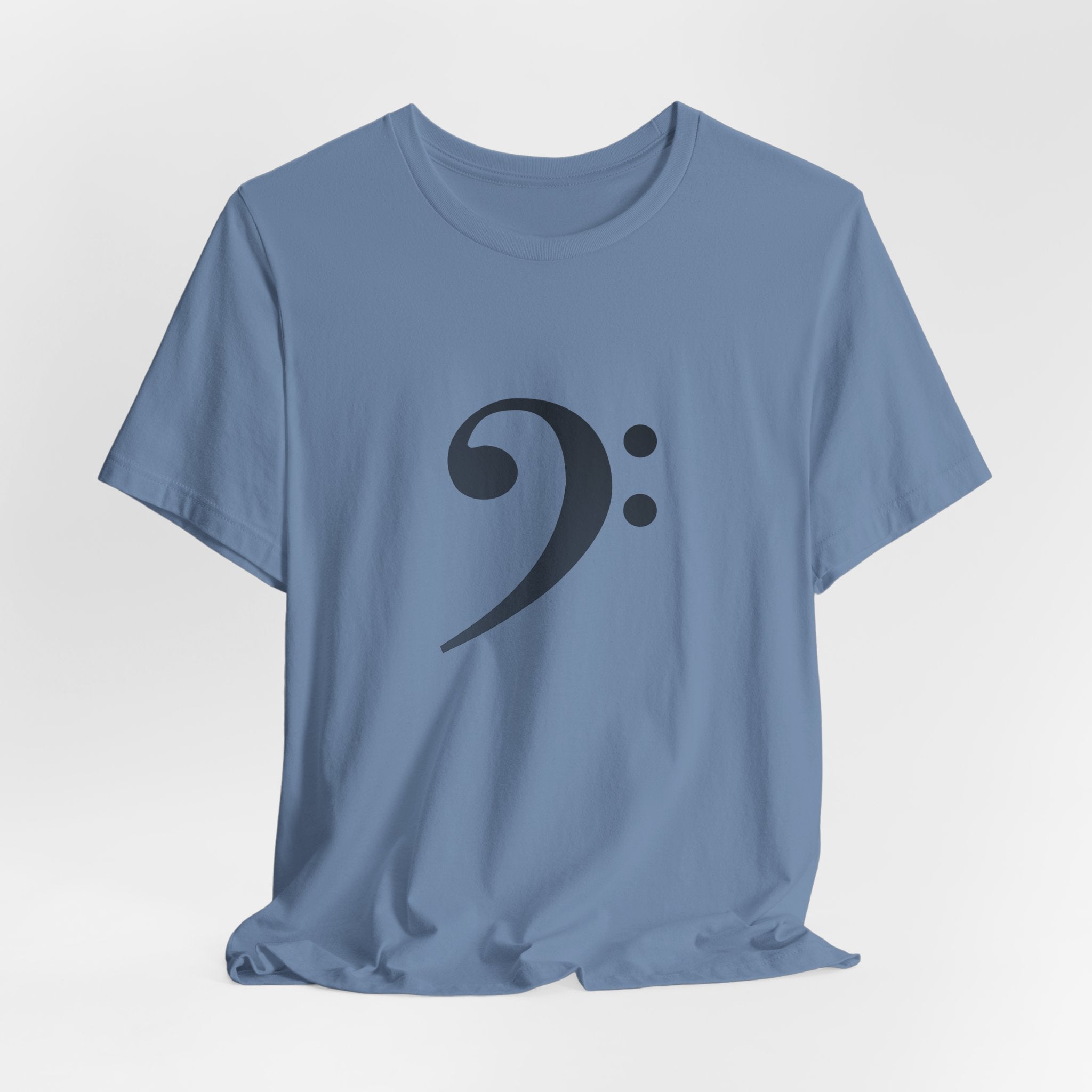 Bass Clef T‑Shirt — Minimal Music Symbol Tee for Musicians & Bassists