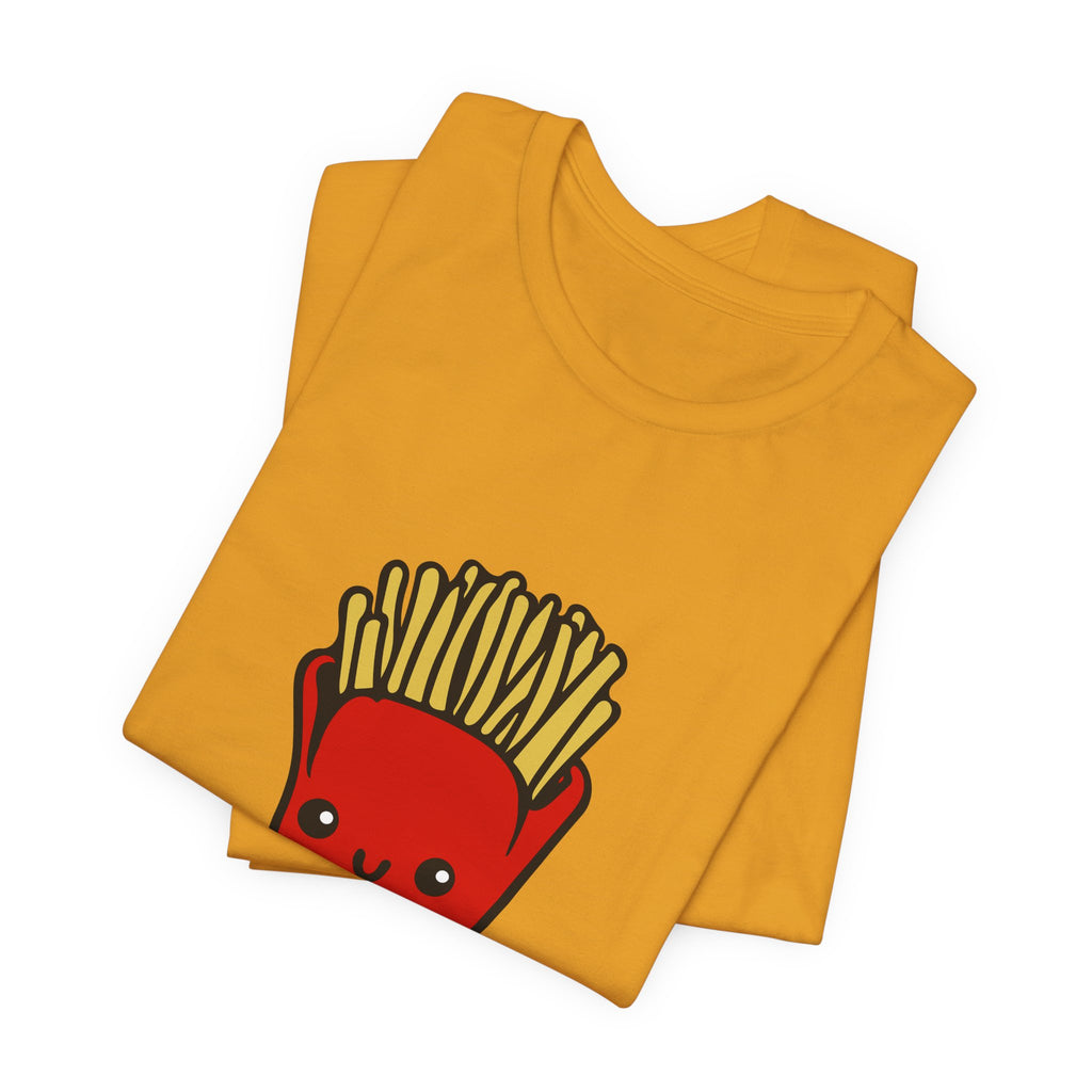 Kawaii Fries Tee — Cute Cartoon French Fry Graphic T-Shirt