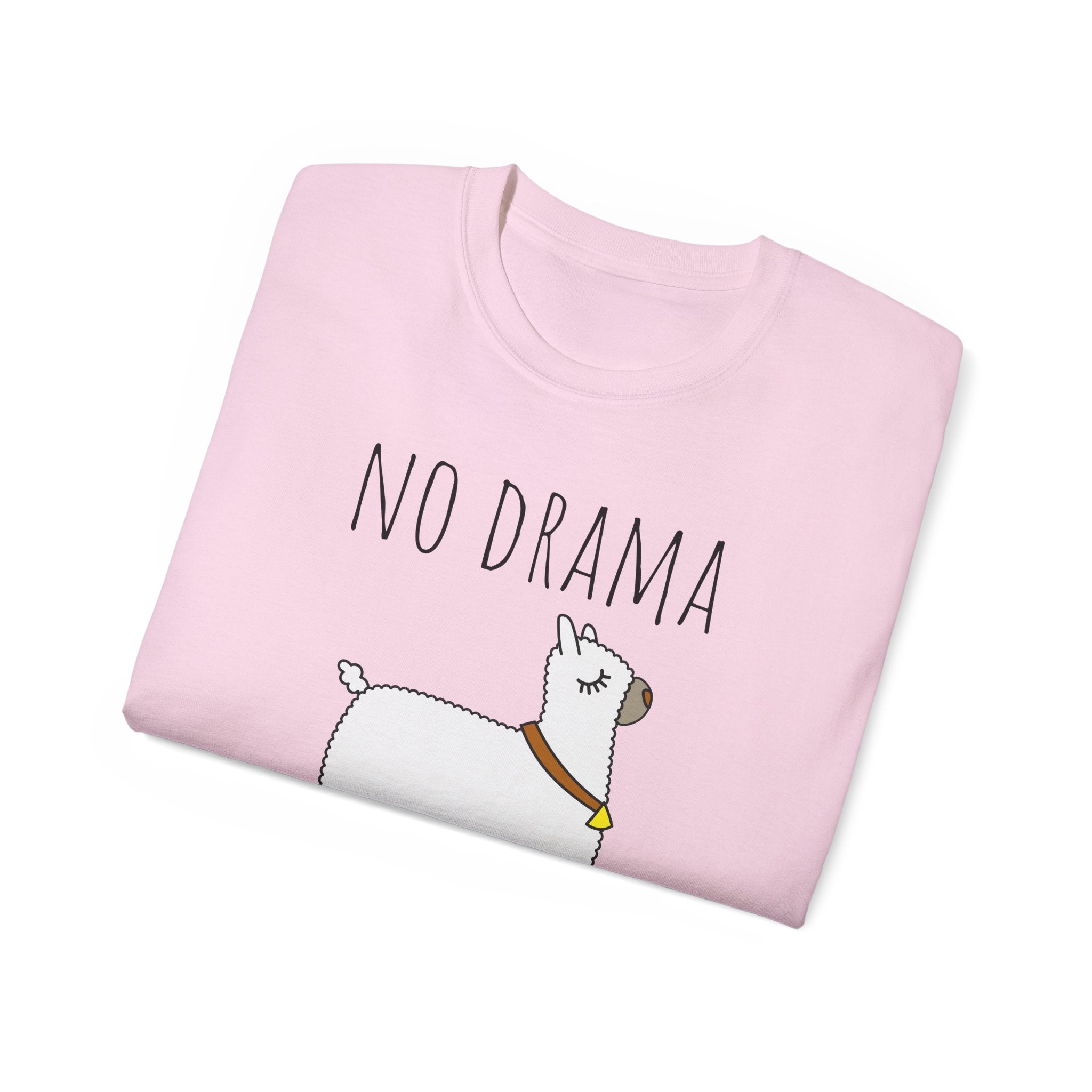 No Drama Llama T-Shirt — Funny Llama Graphic Tee