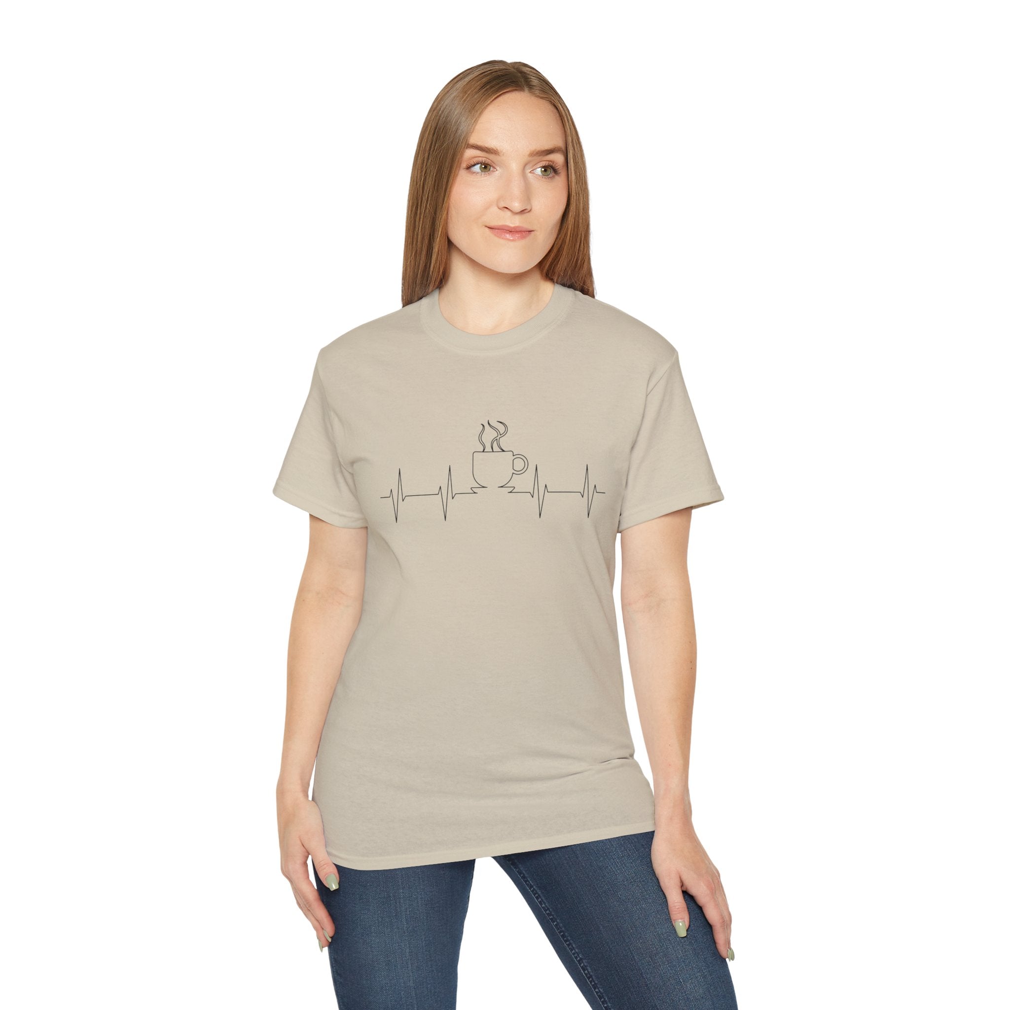 Coffee heartbeat Tee