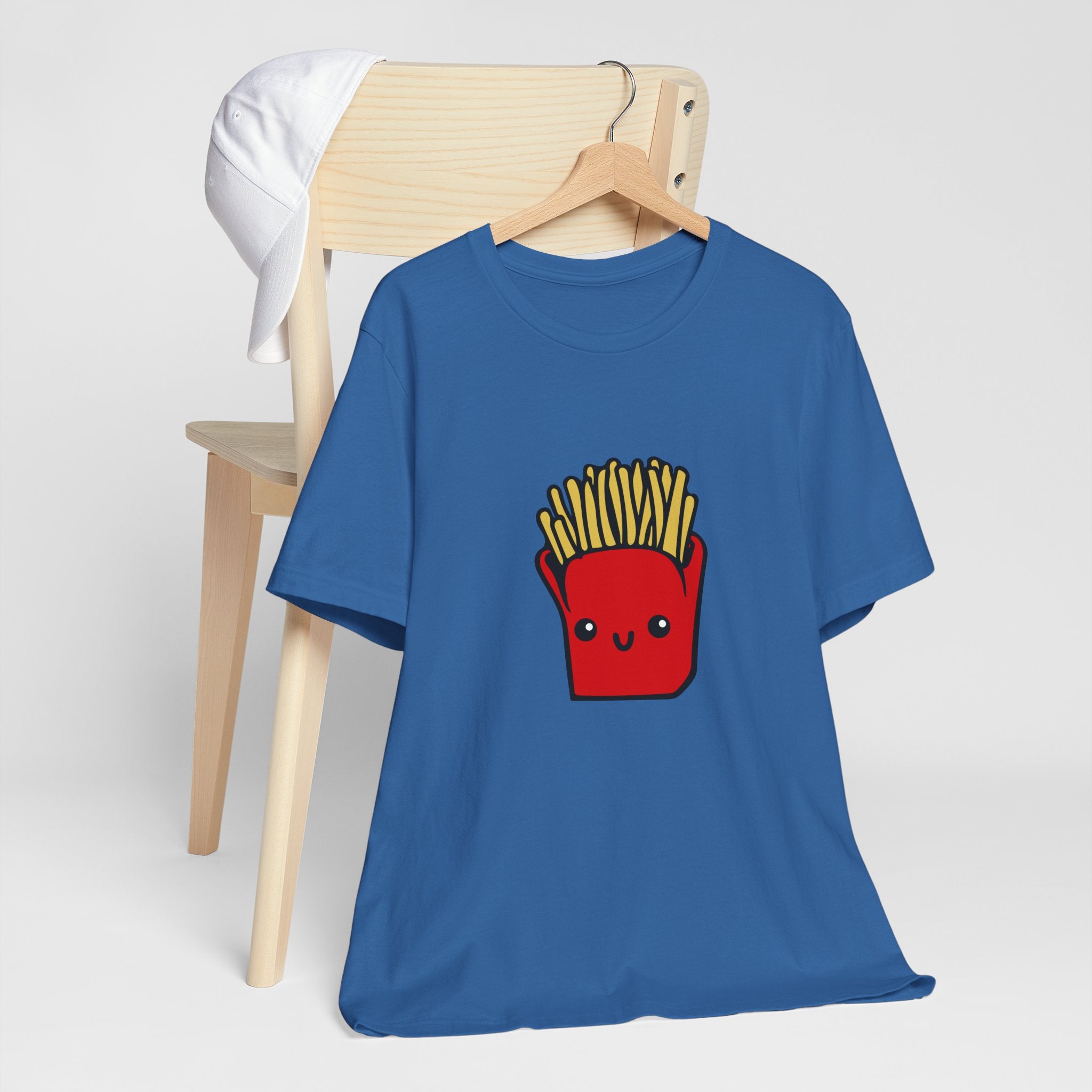 Kawaii Fries Tee — Cute Cartoon French Fry Graphic T-Shirt