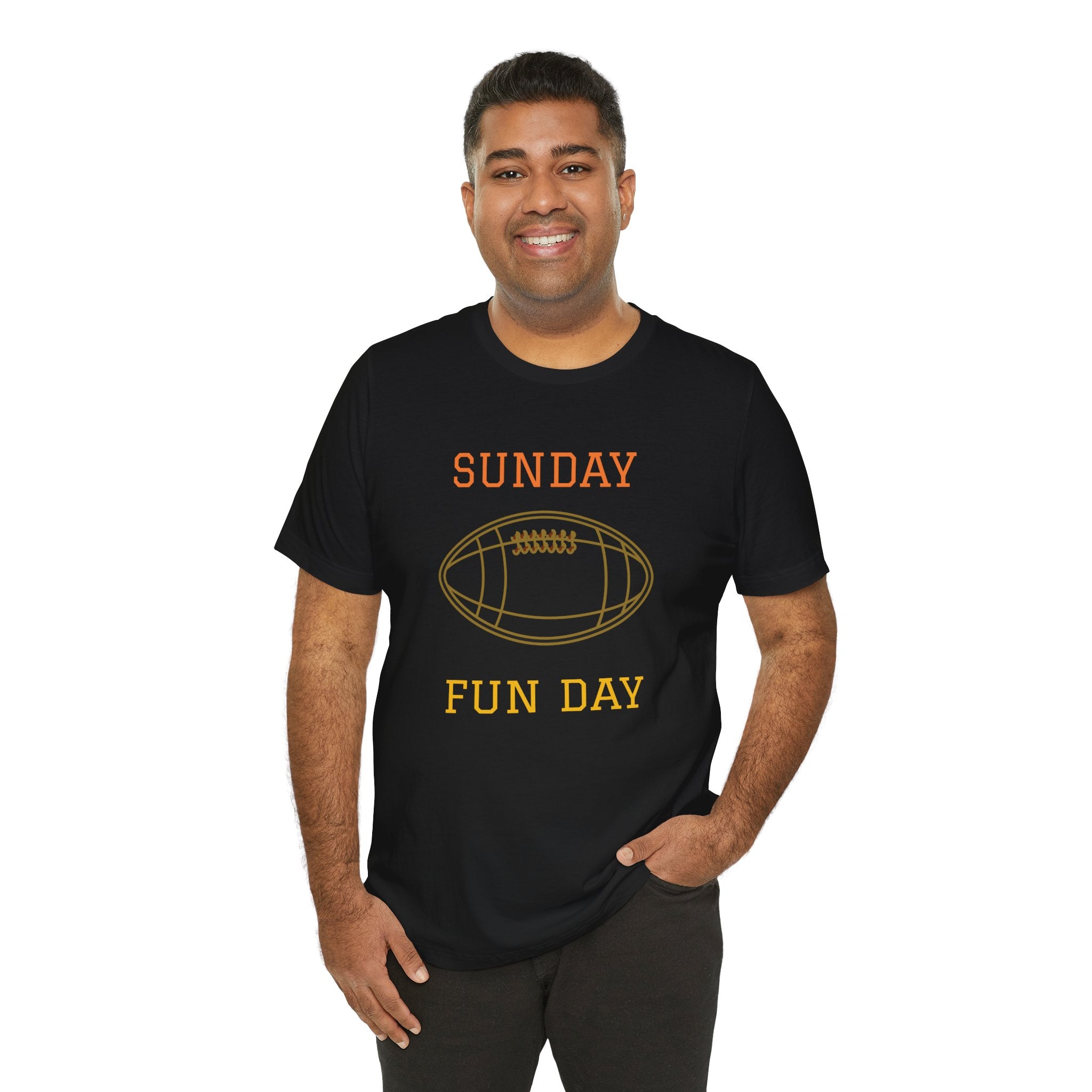 Sunday Fun Day Football T-Shirt — Casual Game Day Tee