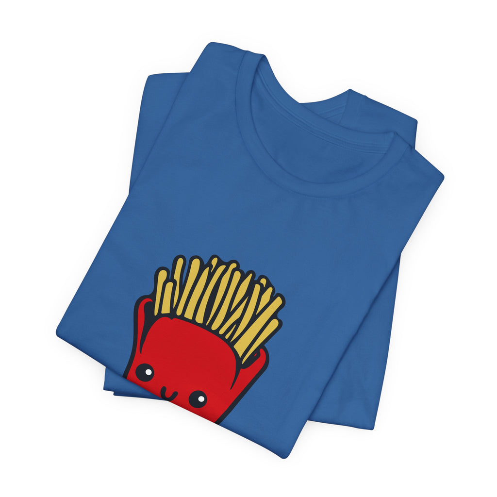Kawaii Fries Tee — Cute Cartoon French Fry Graphic T-Shirt